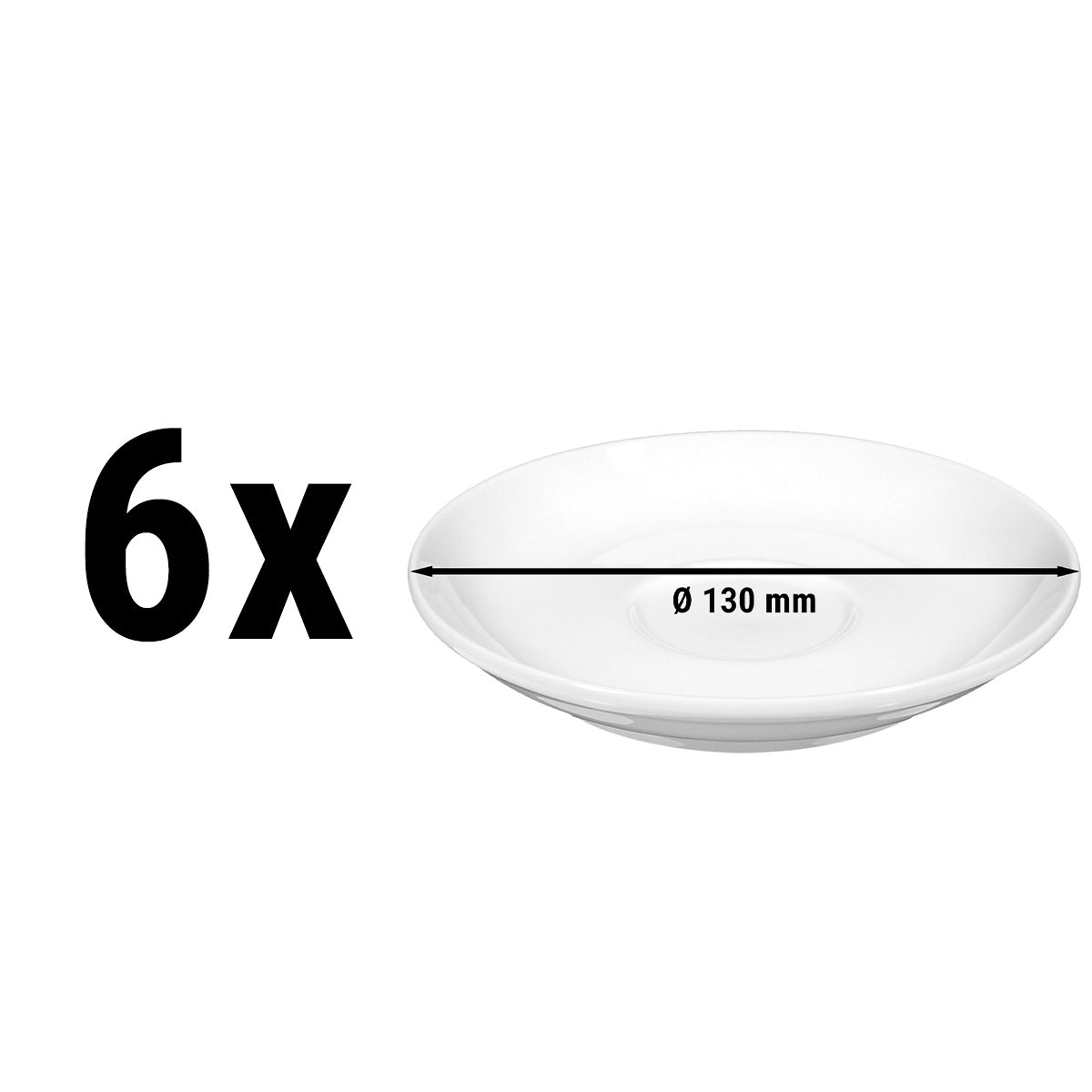 (6 stk.) Seltmann Weiden - Underkop - Ø 13 cm