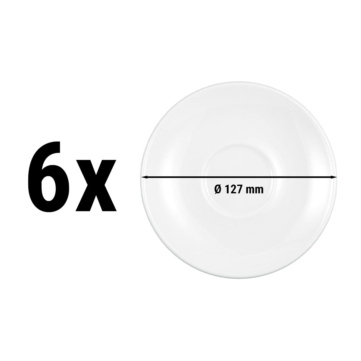 (6 stk.) Seltmann Weiden - Underkop - 12,7 cm