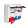 Fordelingsboks - 2x 230V & 1x 16A stikkontakter - inkl. RCD-sikring
