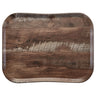 (12 stk.) CAMBRO | CENTURY™ - Glasfiberbakke - rektangulær - 430x330 mm - mørk egetræseffekt - Glat