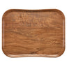 (12 stk.) CAMBRO | CENTURY™ - Glasfiberbakke - rektangulær - 430x330mm - trælook olivenbrun - Glat