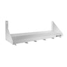 Væghylde i rustfrit stå - 1000x300mm - inkl. skinner - til 5x GN-beholdere 1/6