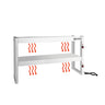 Varmebro - 1200x300mm - med to hylder - højde 650mm