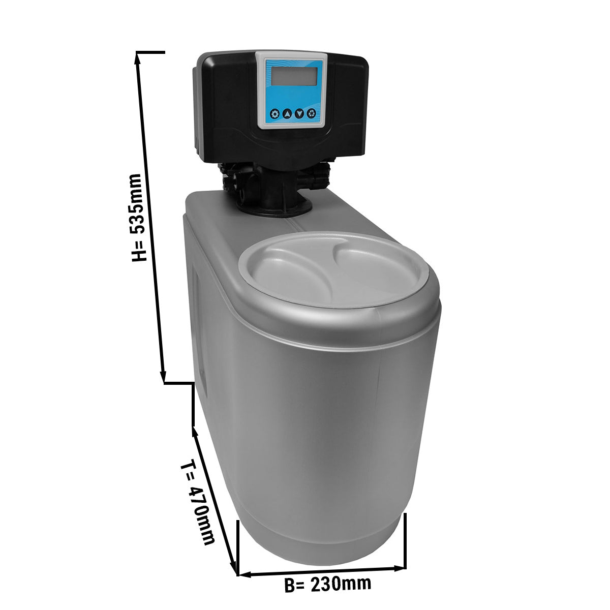 Blødgøringsanlæg - automatisk - ydelse: 75 liter/ pr. minut