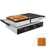 Vaffeljern - Enkelt - Manuel - 1,6 kW - Form: 4 Bruxelles-vafler - med 180° drejelig bageflade