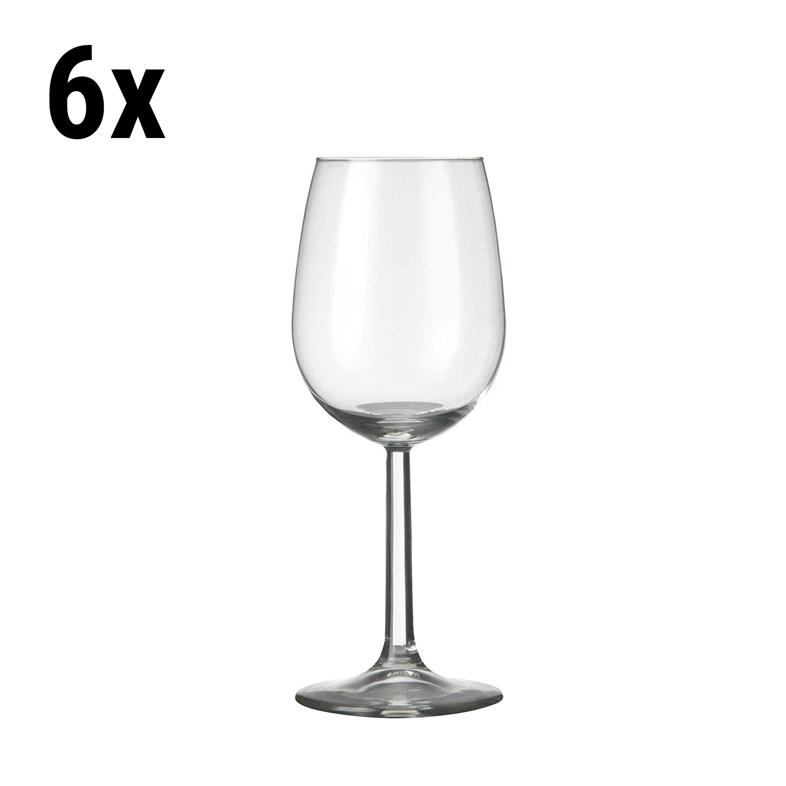 (6 stk.) Vinglas - VENICE - 290 ml - Transparent