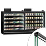 Vægmonteret kølehylde - 1875 mm - med LED-belysning, isolerede glasdøre og 5 hylder