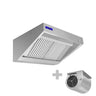Væg emfang 1.0m - med motor, controller, filter og lampe