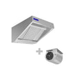 Væg emfang 0.8m - med motor, controller, filter og lampe