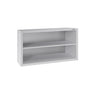 Vægskab i rustfrit stål ECO - 1000x400x650 mm - uden låger (åben front)