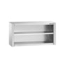 Rustfrit stål Vægskab PREMIUM 1200x400 mm - uden Skydedør - Højde: 650 mm
