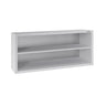Vægskab i rustfrit stål ECO - 1400x400x650 mm - uden låger (åben front)