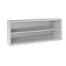 Vægskab i rustfrit stål ECO - 1600x400x650 mm - uden låger (åben front)