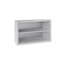 Vægskab i rustfrit stål ECO - 800x400x650 mm - uden låger (åben front)