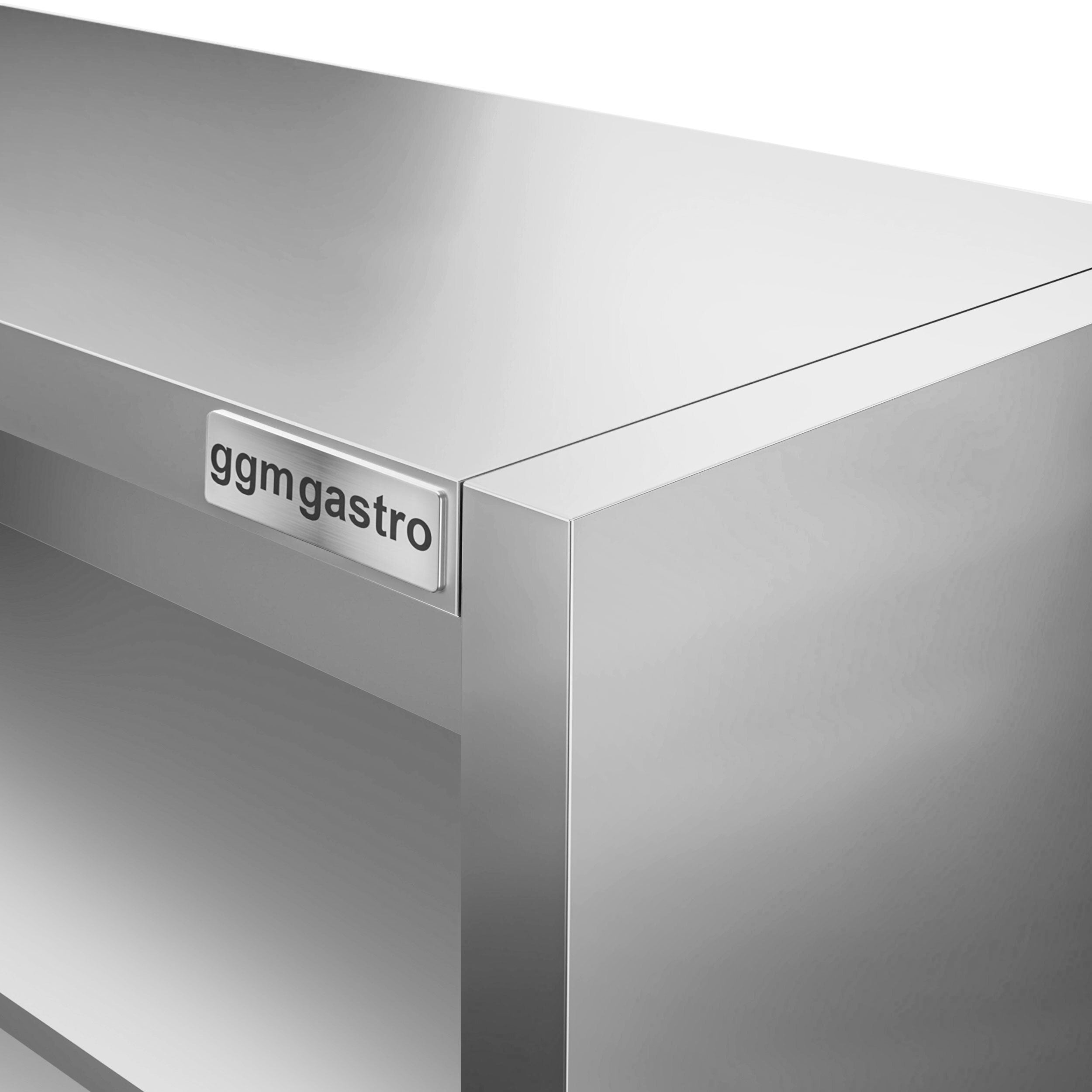 Rustfrit stål Vægskab ECO 1000x400 mm - uden Skydedør - Højde: 650 mm