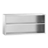 PREMIUM vægskab i rustfrit stål - 1800x400mm - uden skydedør - 800mm højt