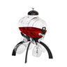 Vindispenser - 4 l - bordmodel - sort - inkl. 4 vinglas