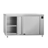 Varmeskab ECO - 2,0 kW - med skydelåger - 1600x700x870 mm