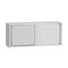 Rustfrit stål Vægskab ECO 1800x400 mm - med Skydedør - Højde: 650 mm