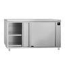 Varmeskab ECO - 2,0 kW - med skydedøre - 1800x700x870 mm