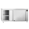 Varmeskab PREMIUM - 2 kW - med skydelåger - 2000x700x870 mm