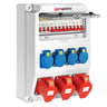 Fordelingsboks - 4x 230V (16A), 2x 400V (16A), 1x 400V (32A)