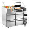 Koldjomfru - 1,21 x 0,7 m - 4 skuffer 1/2 inkl. Klemgrill