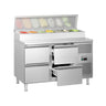 Koldjomfru / Sandwichbord ECO - 1360mm - til 7x GN 1/3 - 4 Suffer