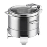 Chafing Dish i rustfrit stål - 8,9 Liter - rund