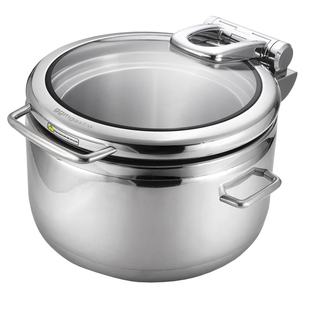 Chafing Dish i rustfrit stål - 8,9 liter - rund