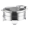 Chafing Dish i rustfrit stål - 5,7 Liter - rund