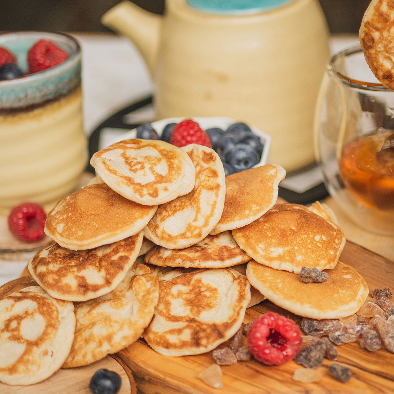 Bageplade til vaffeljern - Form: Poffertjes