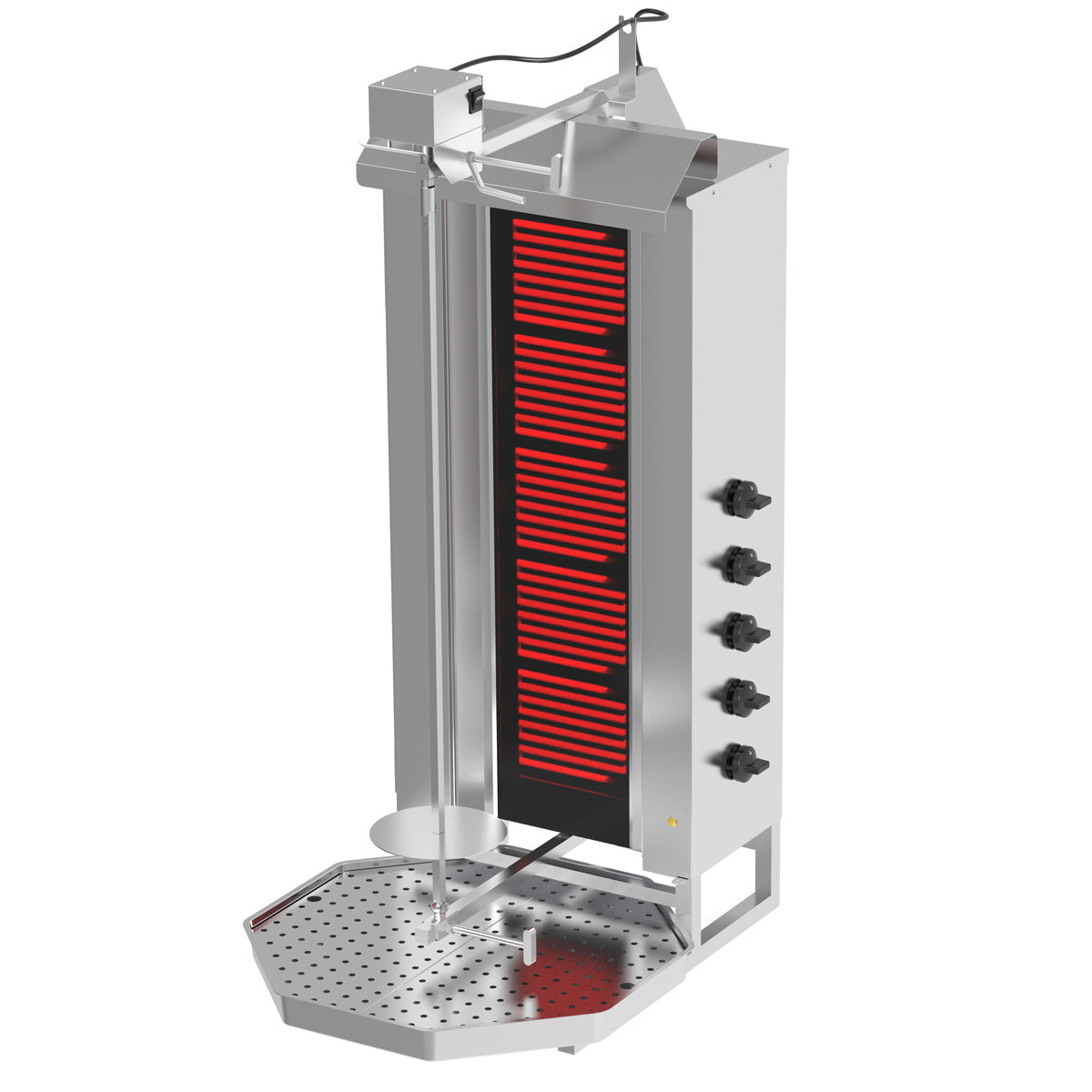 Kebabsteger 5 brænder / maksimum 80 kg