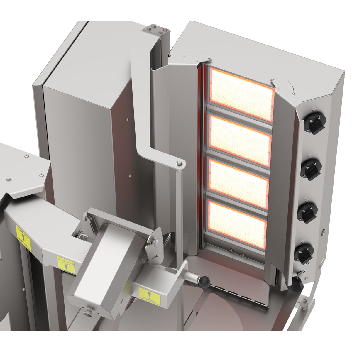 Gas Robot kebabgrill - op til maks. 95 kg