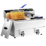 Friture 12 + 12 Liter / med kran