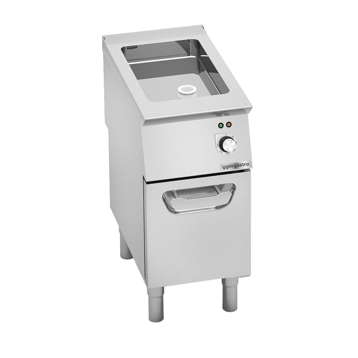 Elektrisk multifunktionsstegeplade - med 1 grillbassin (fast) - 11,5 liter (4,8 kW)