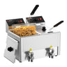 Elektrisk Friture 8 + 8 Liter / 6,5 kW