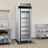 Køleskab - 0,7 x 0,81 m - 700 liter - med 1 glasdør