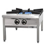 Gaskogebord - 2 brænder (27kW)