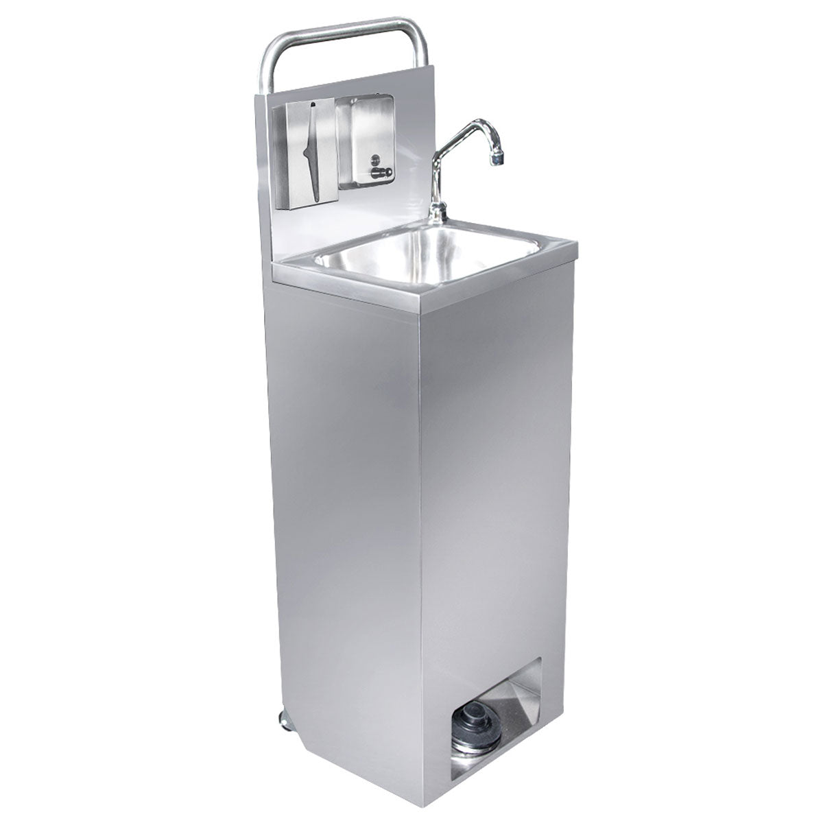 Mobil håndvask / disinfektionsmiddel dispenser - beholdermål: 400 x 300 mm