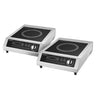 (2 stk.) Induktionskomfur - 1 kogezone - 360x460x129 mm - 3,5 kW