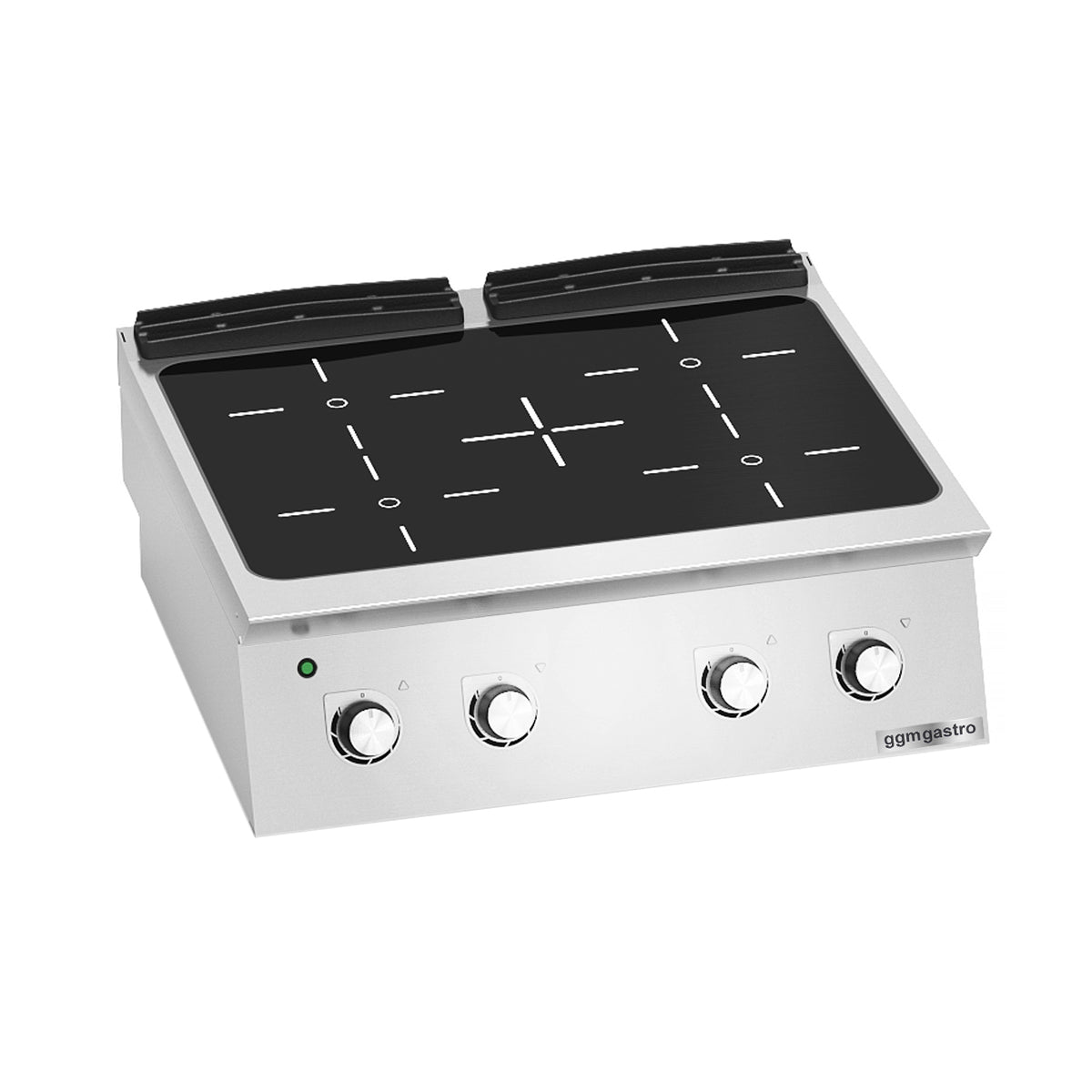 Infrarød ovn - med 4 kogeplader (12,8 kW)