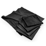 (10stk) Mikrofiberdug sort - 40 x 40 cm