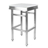 Slagterblok bord PREMIUM 0,5 m - bordplade 80 mm