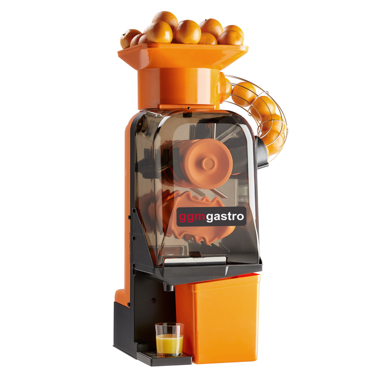 Elektrisk appelsinpresser - orange - Automatisk fremføring - inklusive automatisk rengøringstilstand