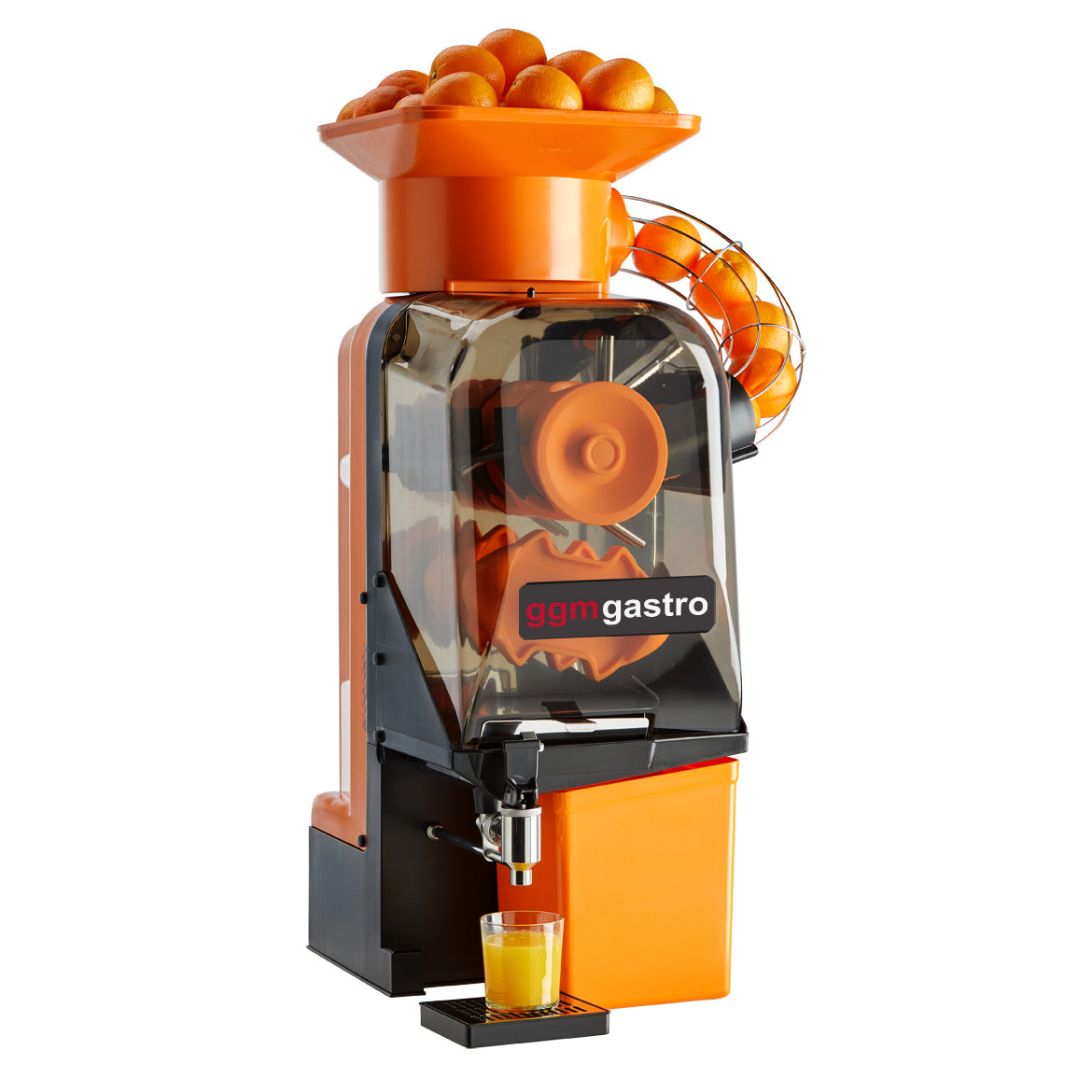 Elektrisk appelsinpresser - orange - Automatisk tilførsel - inklusive justerbar afløbshane