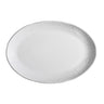 (6 stk.) CLASSICO - Fad/tallerken - oval - 320x243mm II Kebabfad II Kebabtallerken - hvid