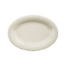 (12 stk.) SEMPRE - Tallerken/plade oval - Ø 23 cm