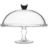 (2 stk.) Opsats - glas - rund - Ø 332 mm - Højde: 262 mm - inkl. glashaube