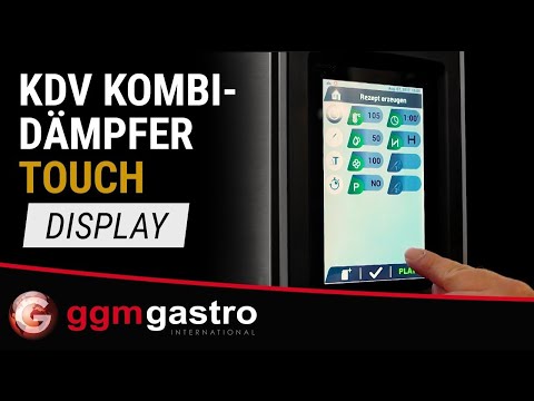 Kombiovn - Touch - 7x GN 1/1 - med vaskesystem